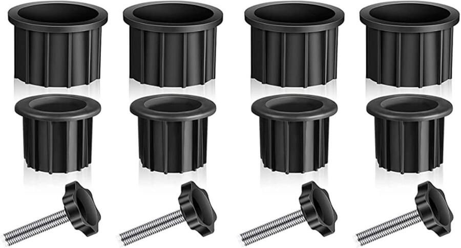 Paraplu Stand Onderdelen Vervanging Kit voor Ring Cover Gat En M8 Schroeven Voor Tuin Parasol Base Beugel 12 Stks (12 Sets)