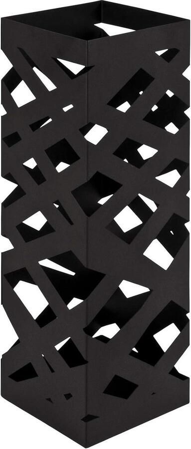 Paraplubak 16 x 16 x H: 48 cm zwart HAKU möbel decoratieve paraplubak. umbrella holder