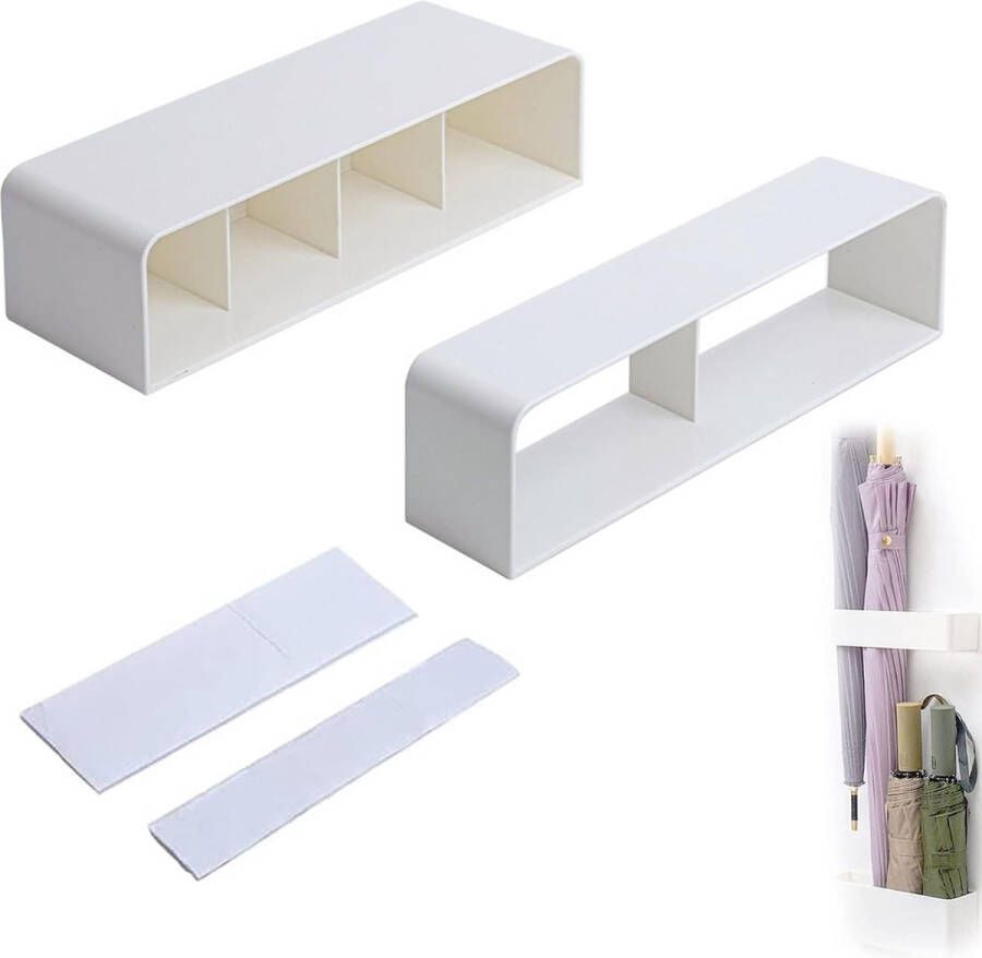 Paraplubak aan de muur gemonteerde paraplubak witte paraplubak punch-free paraplubak moderne eenvoud paraplubak voor gezinnen hotellobby restaurant kantoor