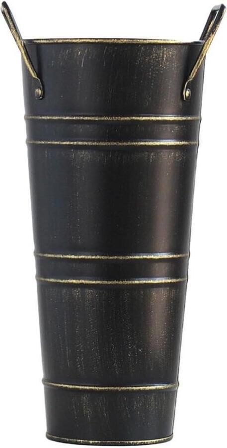 Paraplubak Hoge Vaas Bloemenvaas Parapluhouder Metalen Parapluhouder Bloemenemmer Indoor Paraplurek Opslag voor Entree Hal Thuis Kantoor