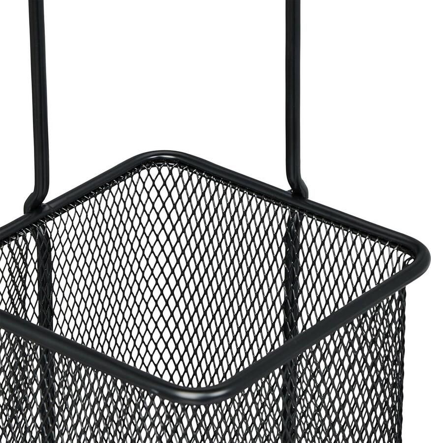 Paraplubak metaal vierkant zwart 525x135x135 cm modern design opbergen paraplu's umbrella holder - Foto 2