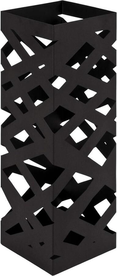 Paraplubak metaal zwart Afmetingen B 16 x D 16 x H 48 cm