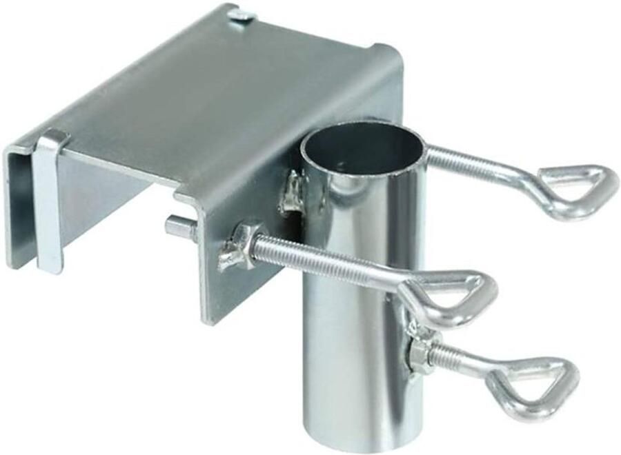 Paraplubak Parasolhouder Instelbaar Ruimtebesparend 1 Stuk Zilver