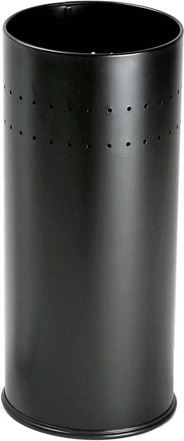 Paraplubak voor entree kamer of hal moderne parapluhouder afmetingen (H x L x B) 50 x 23 x 23 cm metaal zwart
