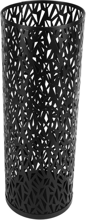 Paraplubak Vrijstaande Ronde Metalen Parapluhouder Uitgeholde Regencollectie Paraplu-organizer voor Thuiskantoor Entree