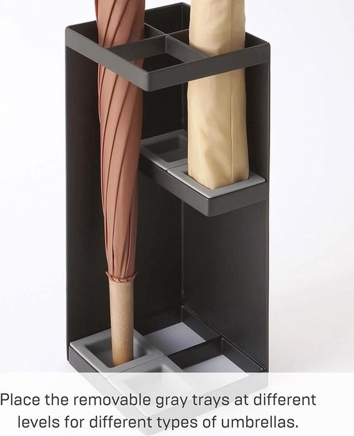 Paraplubak Zwart Handig voor Vier Paraplu's