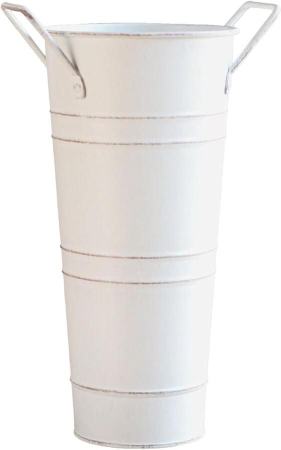 Paraplubakken Metalen paraplubak met vintage paraplubak decoratieve vaas bloemenbak opbergplank voor thuis woonkamer decoratieve vazen voor woondecoratie