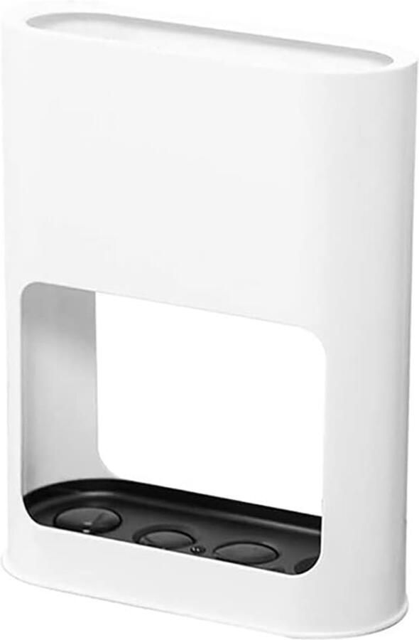 Paraplubakken Paraplustandaard kunststof parapluhouder met lade kleine ruimtebesparende paraplustandaard voor opvouwbare paraplu's paraplubak voor thuis en op kantoor