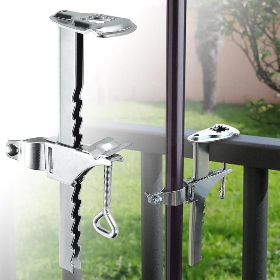 Parapluhouder balkonleuning verlengde parapluklem