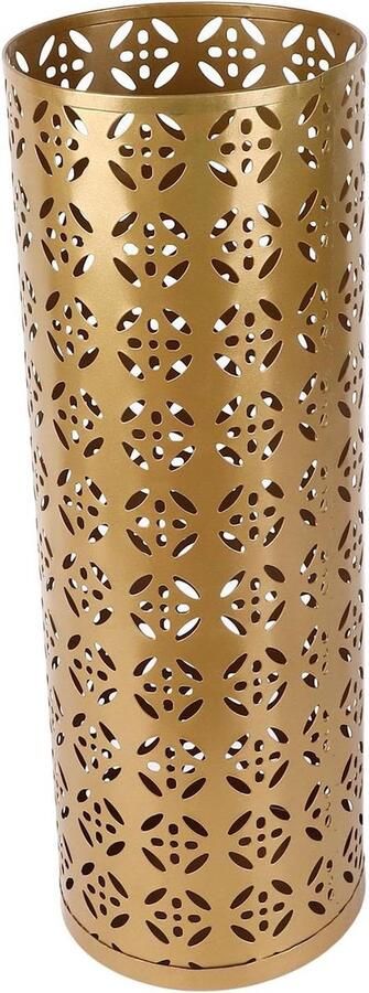 Parapluhouderbak Holle Koperen Patroon Metalen Paraplubak Stijlvol voor Kantoor voor Entree Content Toegevoegd