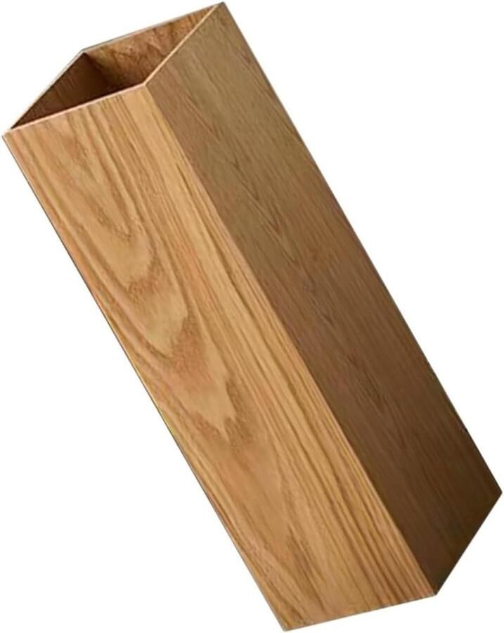 Paraplustandaard voor buiten houten retro parapluhouder klaslokaal en golfslangen robuust design