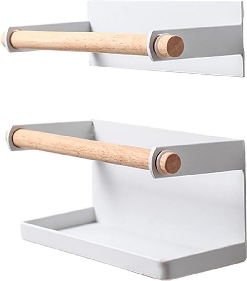 Parasolstandaard parapluhouder parapluopslag verstelbare parapluhouder stansvrij wandmontage parasolhaak van ijzer voor lange korte paraplu hal thuis kantoor wit