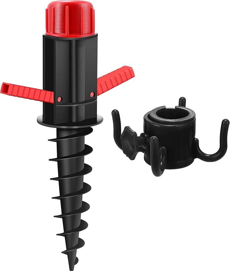 Parasolhouder voor Balkon-Parasolpen Verstelbare Parasolstandaard voor Balkonreling Parasol voor Balkon-1 stuk -Verwijderbare plastic vervangingsonderdelen-Voor staven van 22-32 mm