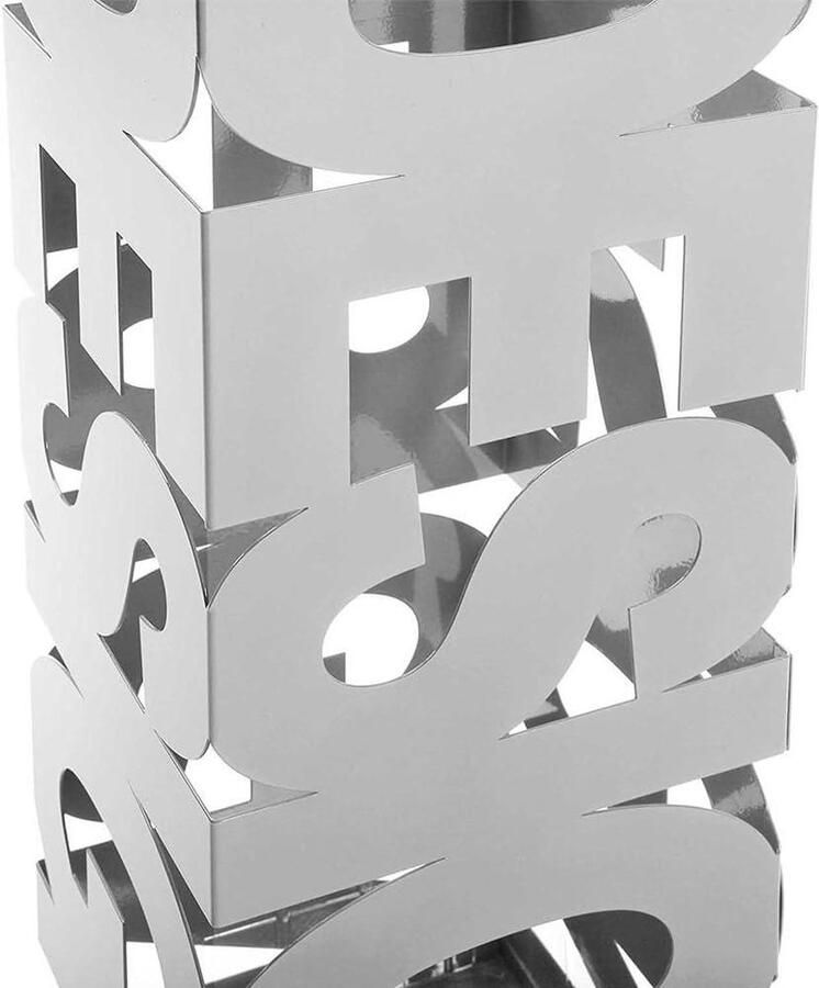 Parasolvoet van ijzer design BAK9 wit voor tuin en terras umbrella holder