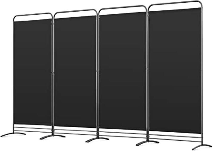 Paravent met 4 panelen Opvouwbare kamerscherm voor binnen en buiten 324 x 180 cm