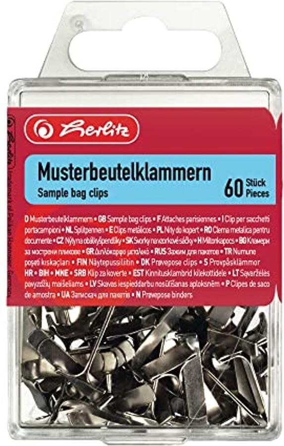 Patroonzakklemmen 60 Stuks Veelzijdige Klemmen voor Knutselwerk en Verzending