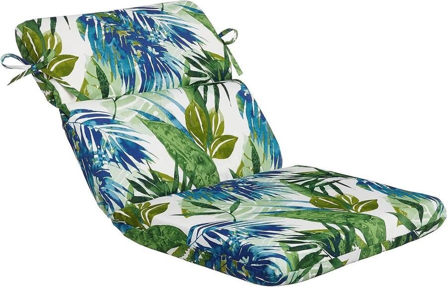 Perfect Outdoor Indoor Soleil Afgeronde Hoeken Stoel Kussen Blauw Groen Weerbestendig Rokjesontwerp