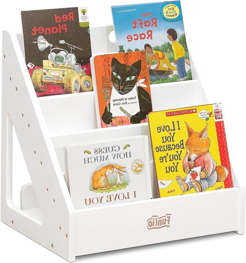 Peuters Montessori Boekenkast Handvat en Kantelbeveiliging Grenenhout CPC-certificaat