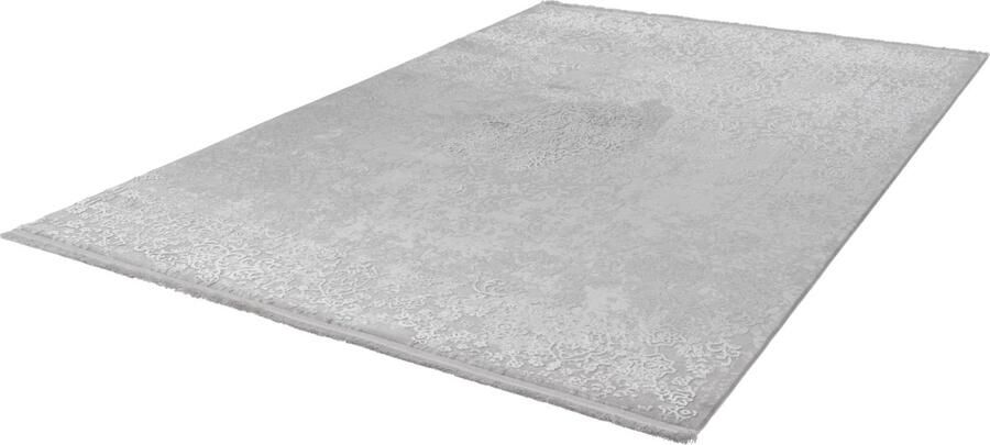 Pierre Cardin Vendome Lalee- Vintage Super zacht Shinny acryl viscose Vloerkleed – hotel sjiek design tapijt fraai – modern designer Karpet 160x230- Zilver