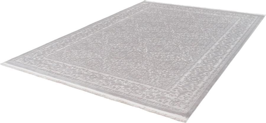 Pierre Cardin Vendome Lalee- Vintage Super zacht Shinny acryl viscose Vloerkleed – hotel sjiek design tapijt fraai – modern designer Karpet 160x230- Zilver