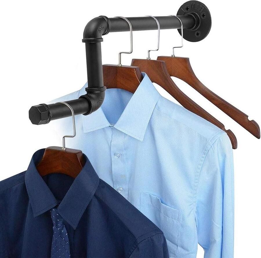 Pijp Kledingrek Industriële Stijl Rustieke Ijzer Kledingstuk Opslag Display Rail