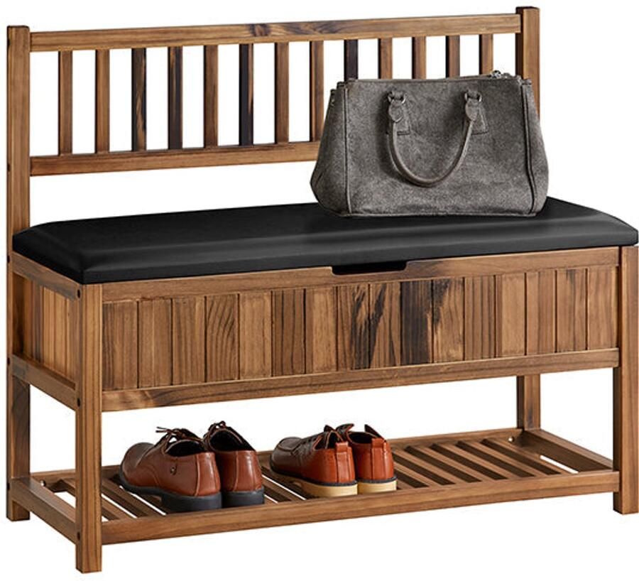 Pine Storage Bank Schoenenrek Halway Organizer Hoge stabiliteit 90x75x35cm