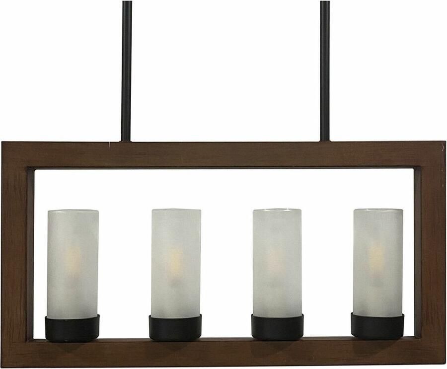 Plafondlamp DKD Home Decor Bruin Aluminium Kristal (52 x 6 x 26 cm)