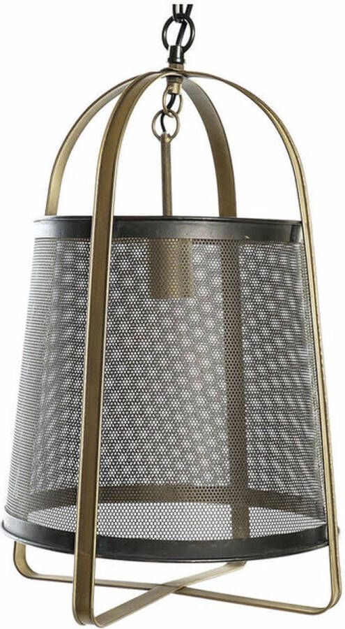 Plafondlamp DKD Home Decor Grijs Gouden Metaal (31 x 31 x 52 cm)