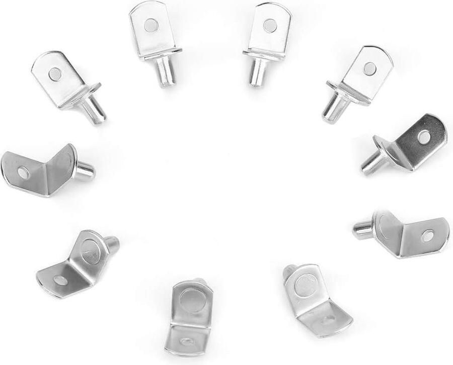 Plank pinnen kit 10 stuks meubel ondersteuning voor kast plank beugel boekenkast tafel en stoel hoek kastdragers