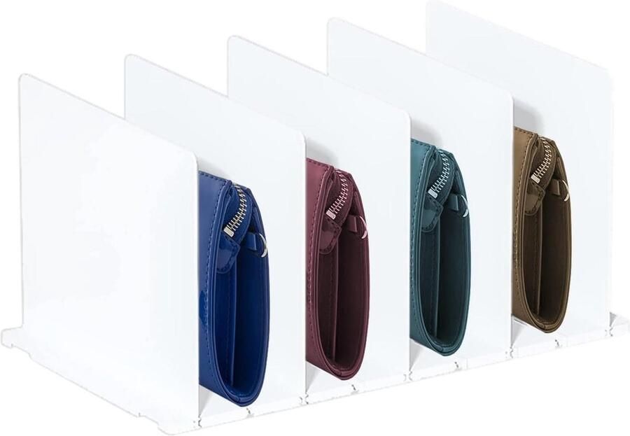 Plank Verdelers Verstelbare Kast Plank Organizer 5 Stuks