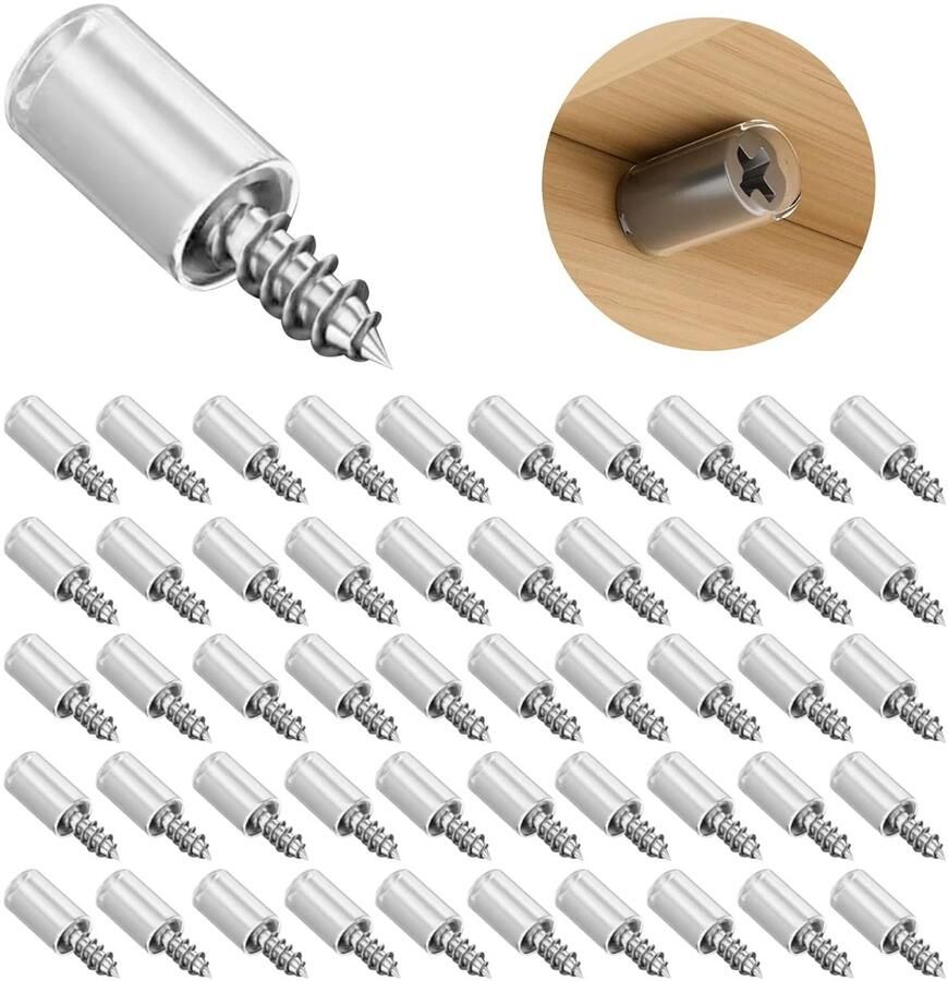 Plankhouders met steunnagels Antislip bescherming 50 stuks IJzer-nikkel