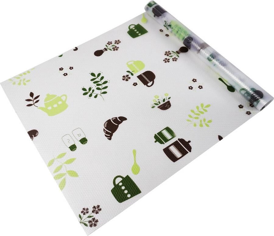 Plankvoering – Premium kastvoering voor keuken – Niet-klevende plankvoeringen voor keukenkasten – Waterdicht plankpapier met modern patroon – Duurzame EVA kastvoeringen（30*500cm） paarse zonnebloem - Foto 12