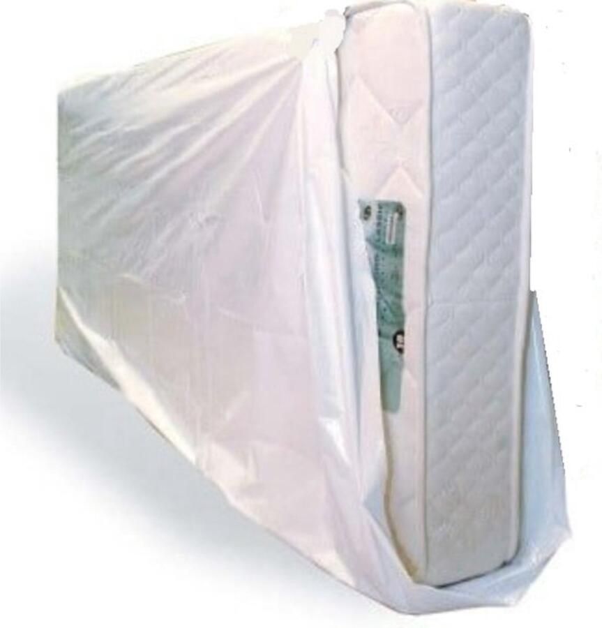 Plastic Matrashoes Wit 1-Persoons Optimale Bescherming voor Jouw Matras