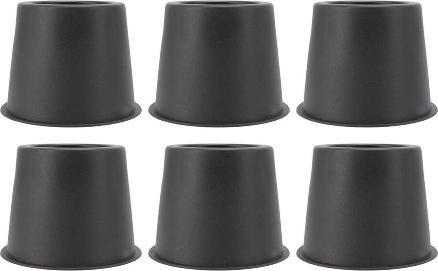 Plastic Meubelverhogers Set van 6 Tafel Bed Bank Stoel Bureau Verhogingsblokken Anti-vibratie Pads Thuiskantoor Slaapkamer furniture risers