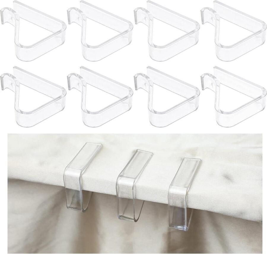 Plastic tafelkleed clips 8 stuks transparant tafelkleed houder voor kerst en bruiloft gevraagd CONTENT in indoor outdoor camping