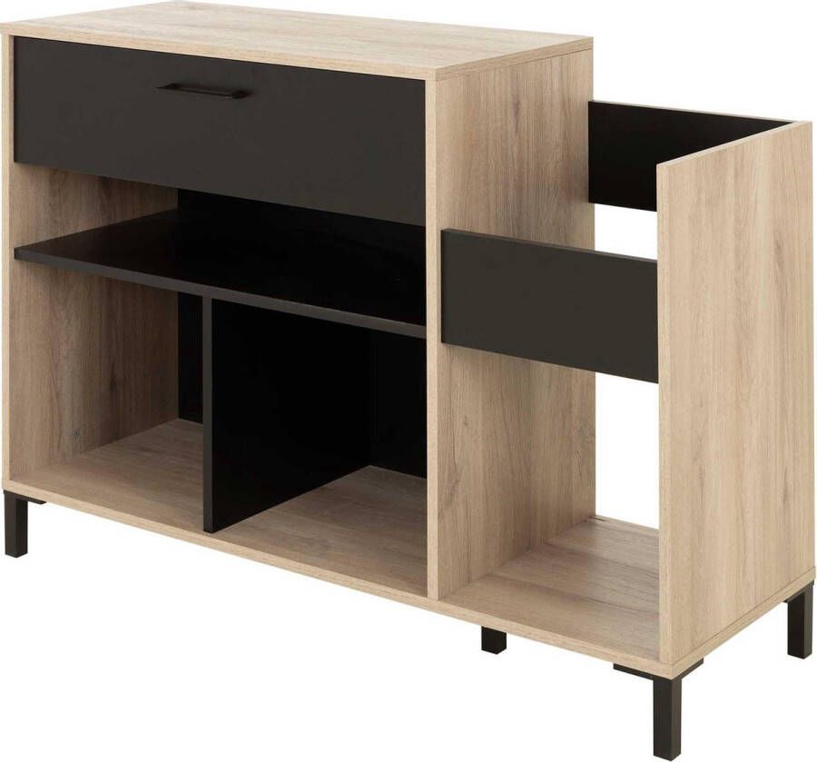 Gamm GAMI Platinum meubelen Stedelijke stijl Gemaakt in Frankrijk Eiken decor L 115 x D 40 x H 81 cm VINTAGE VINYL - Foto 3
