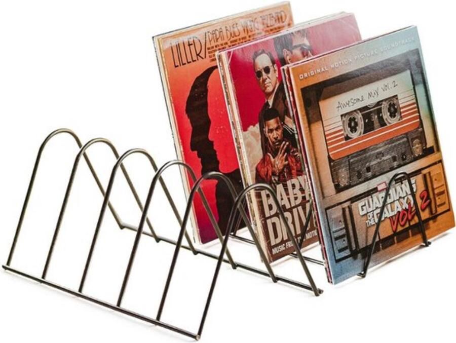 Platenrek Opbergsysteem Voor 75 LP 's Vinyl boekenrek boekenkast kind Boeken Standaard Boekensteun Boekenplank Boekenstandaard Opbergrek Boeken Platen & tijdschriften