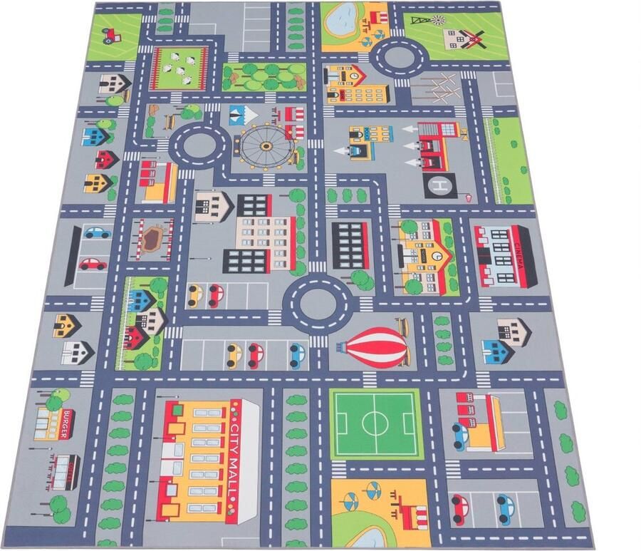 Play Rug voor kinderen Creative City Street Map Duurzaam en zacht gemakkelijk schoon