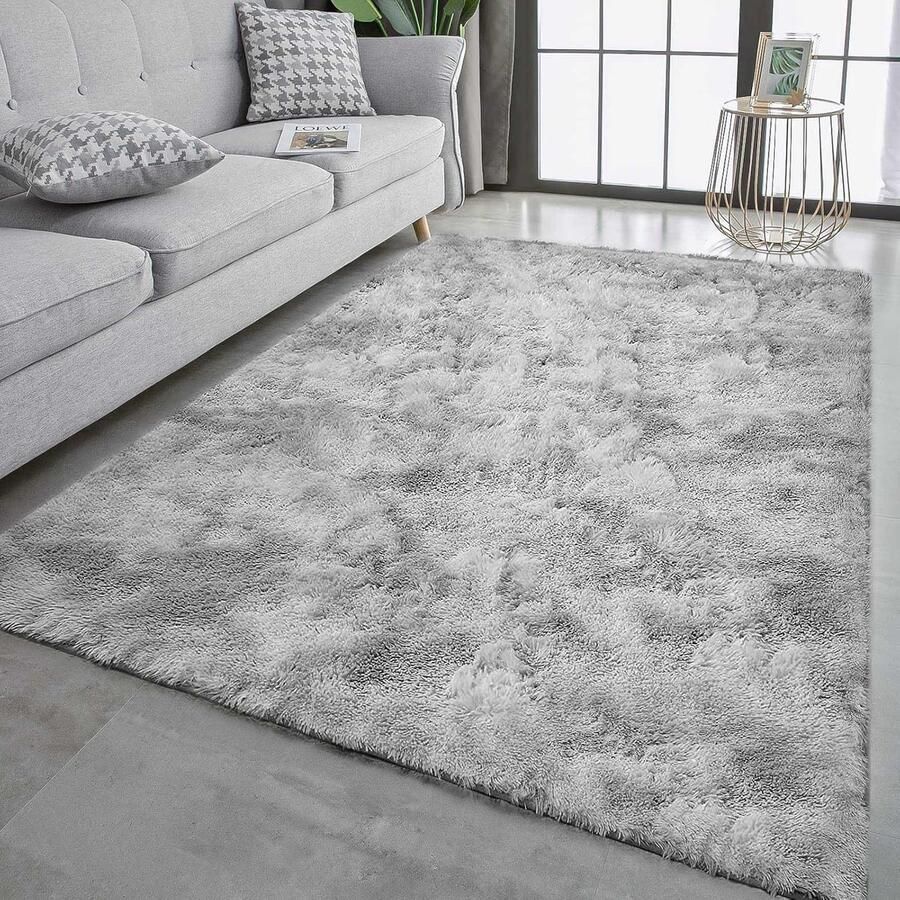 Pluizig Tapijt Interieurdecoratie Maten Antislip Zacht Materiaal