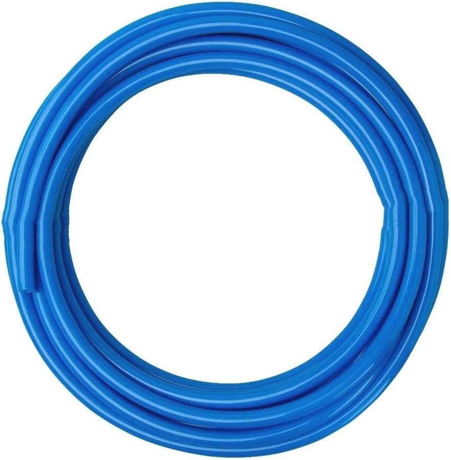 Pneumatische PU-slang 12 meter – Flexibele persluchtslang 6 mm x 4 mm – Blauw