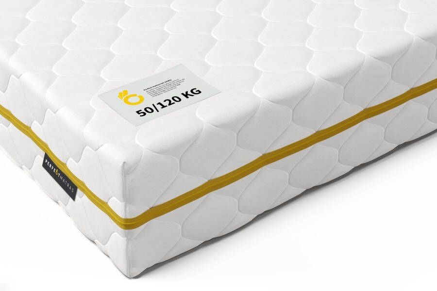 Pocketvering Matras tot 120 kg 90 x 220 cm – 7 Comfort Zones & Cocomat – Koudschuim – Pocketveren Matras Met Wasbare Tijk – Coco Life