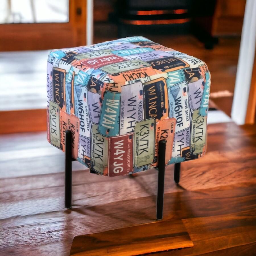 Meubel Sofa Meubelsofa-Poef Met Metalen Poten