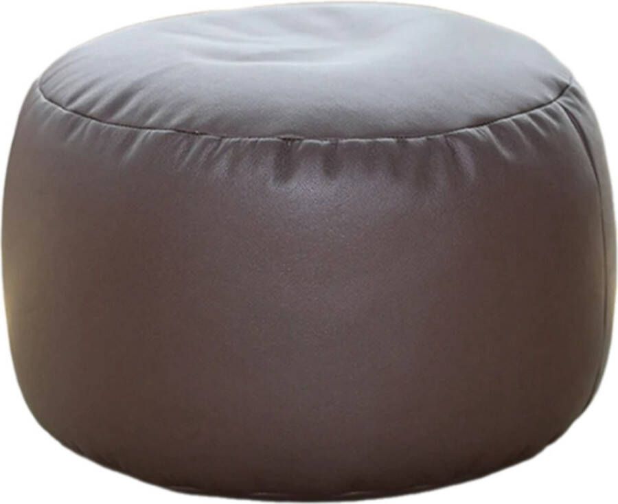 Poef Rond Voetsteun Voor Binnen Ronde Zitzak of Voetenbankje Ergonomisch Ontworpen Poef Ultra Comfortabel & Duurzaam Poef Khaki
