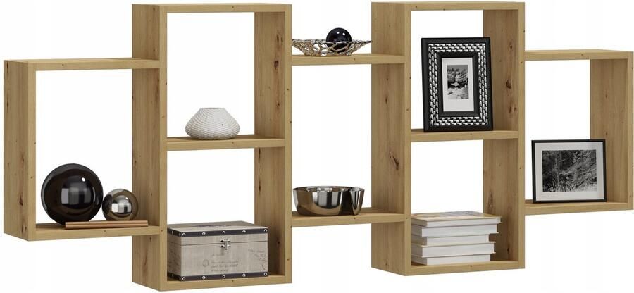 POLON BIS eiken ambachtelijke boekenkast hangplank