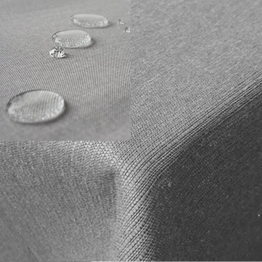 Polyester tafelkleed waterafstotend en vlekkensbestendig 1 stuk linnenlook