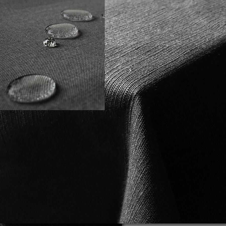 Polyester tafelkleed waterafstotend en vlekkenschoon 1 stuk linnenlook