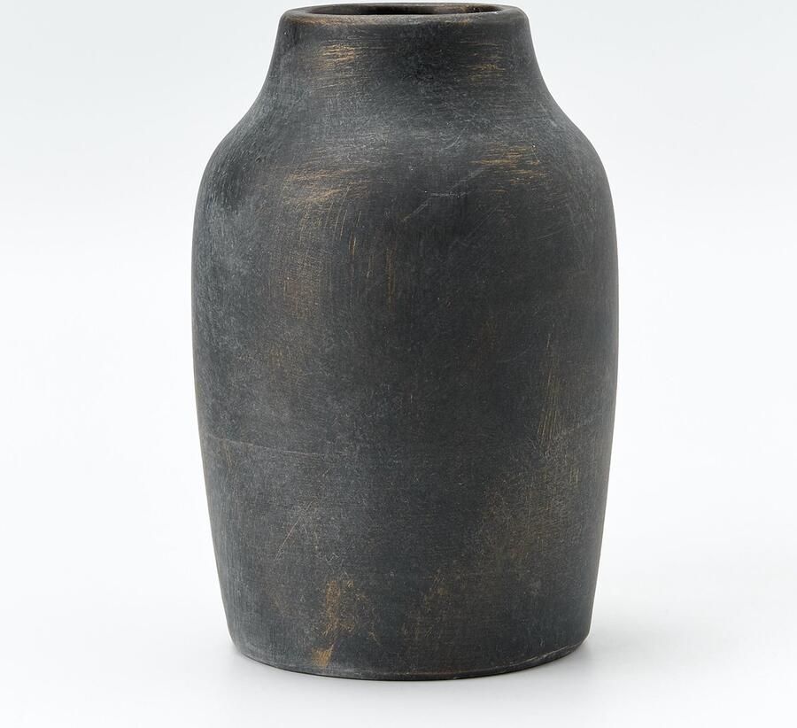 PORCER Rustieke Boerderij Bloemenvaas Keramische 7 25 Boho Vaas voor Woondecoratie Terracotta Vaas voor Woonkamer Tafel Plank Open Haarddecoratie Boerderij Brons