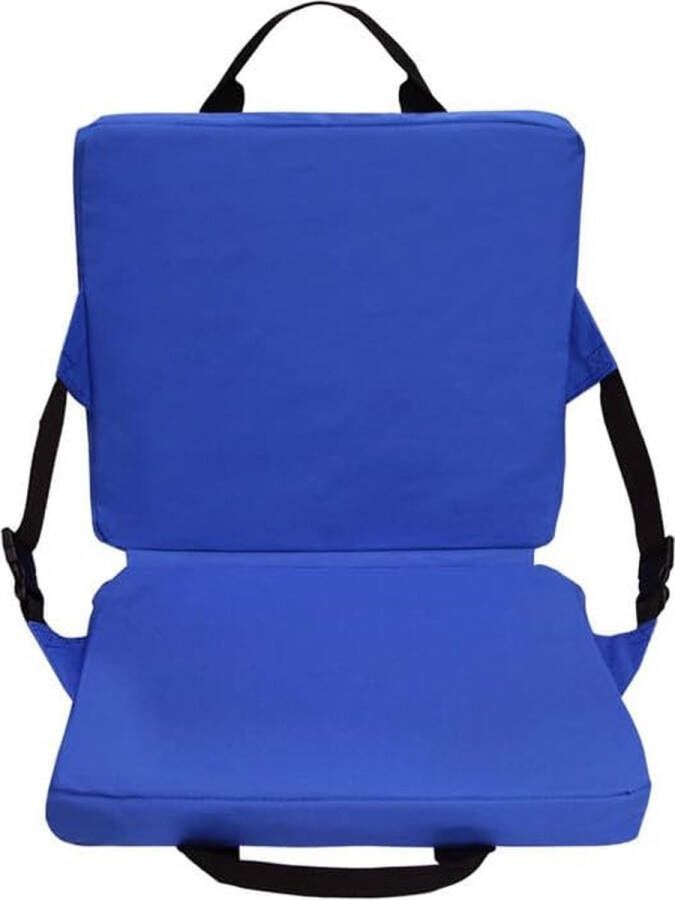 Portable Seat Cushion with Backrest Seat Cushion with Backrest Stadium Folding Chair Cushion Outdoor Portable Seat Cushion with Adjustable Backrest Outdoor Seat Cushion for Camping Picnic