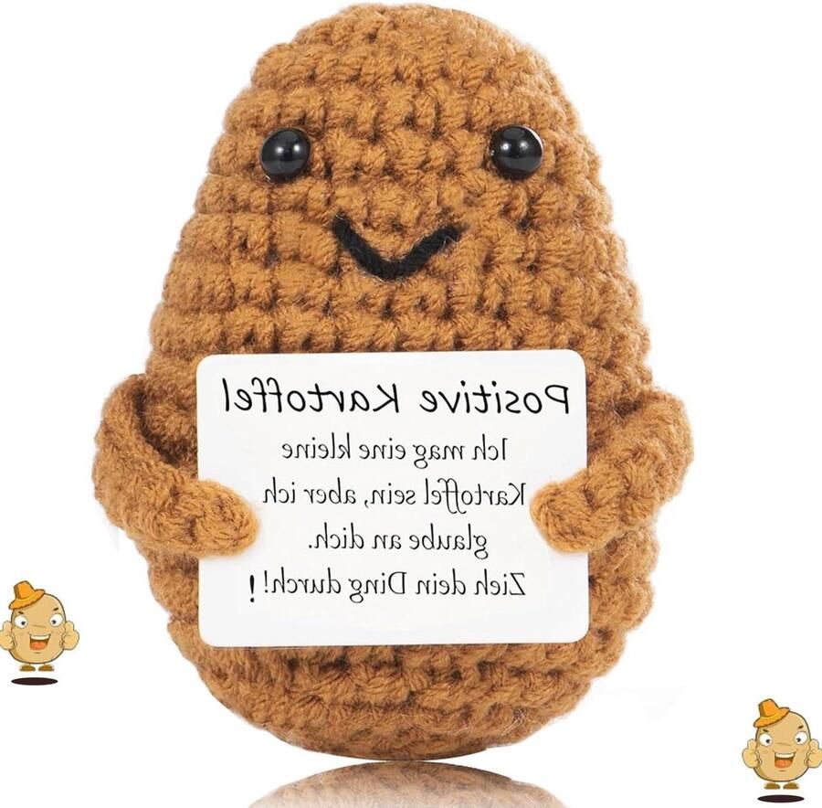 Grappige Aardappel Lamp Cadeaus voor Vrouwen en Mannen Schattige Pop voor Kantoor Decoratie Positieve Geschenken Knuffel Grappige Cadeaus