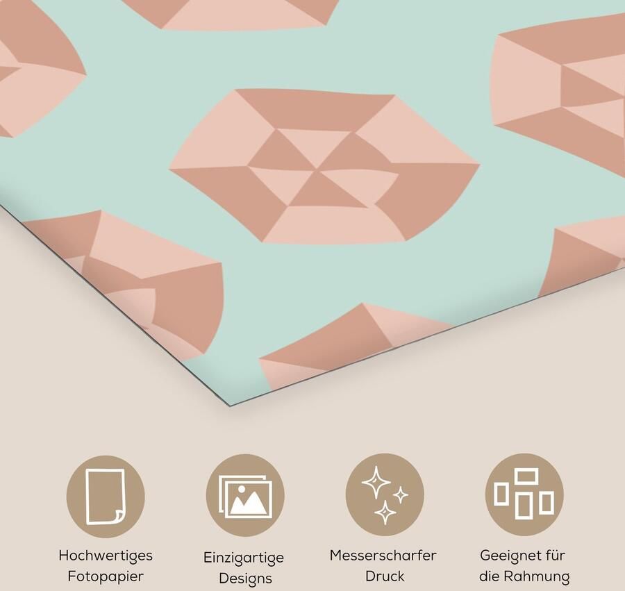 Poster 20x30 cm Zomer Parasols Abstract Posters Kamer decoratie Wanddecoratie woonkamer Muurdecoratie slaapkamer - Foto 2